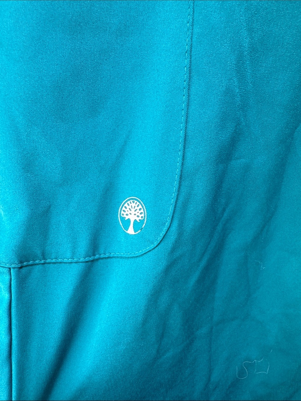 HH Works Healing Hands Scrub Pants 1X Teal Elastic Waist Medical - Picture 5 of 8